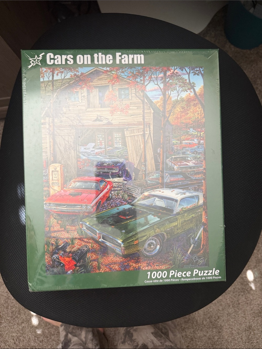 Cars on the Farm 1000 piece puzzle